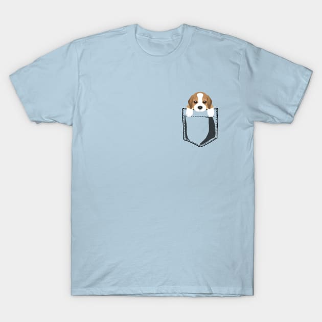 Pocket Beagle T-Shirt by JKA